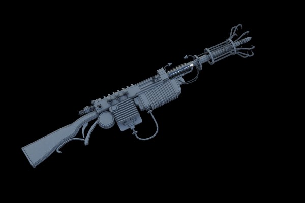 wunderwaffe weapon ops 3d model - Wunderwaffe dg-3 by Maarten_Dominicus